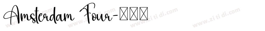 Amsterdam Four字体转换